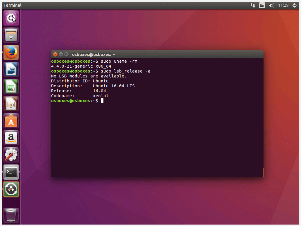 Access Ubuntu system information via the terminal