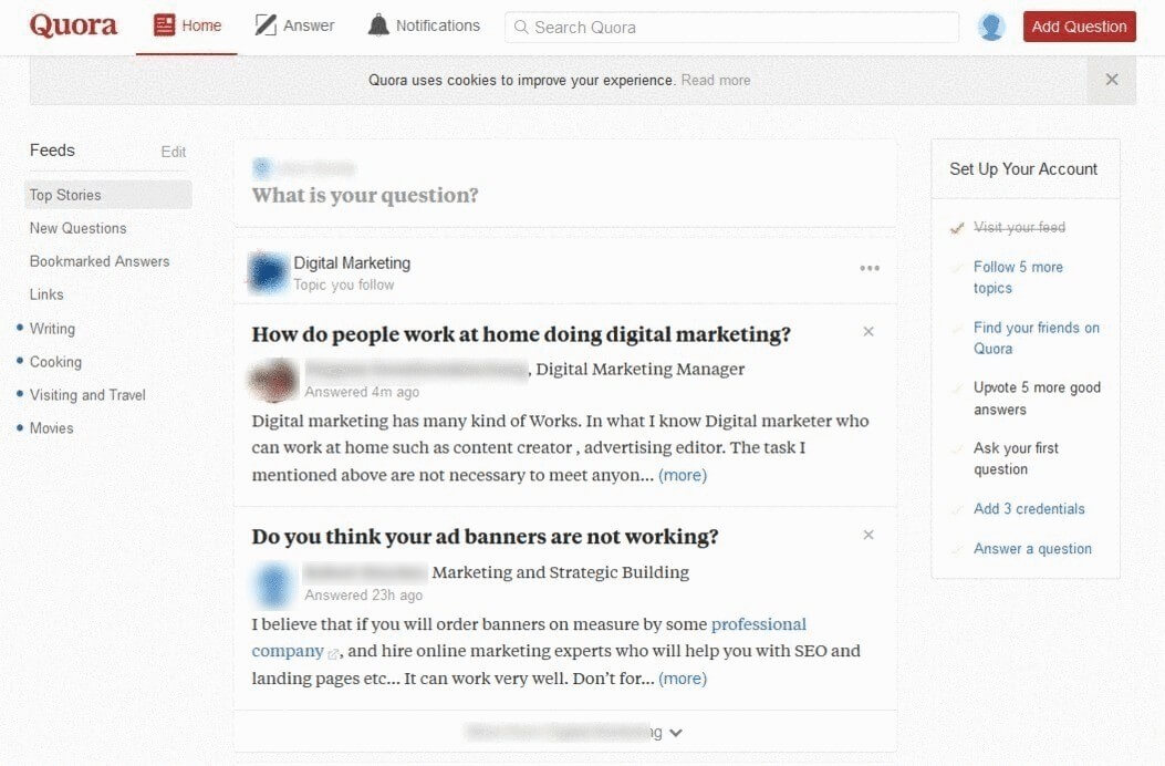 What Is Quora Getting Started On The Question And Answer