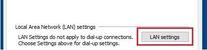 Windows 8: Local Network Settings