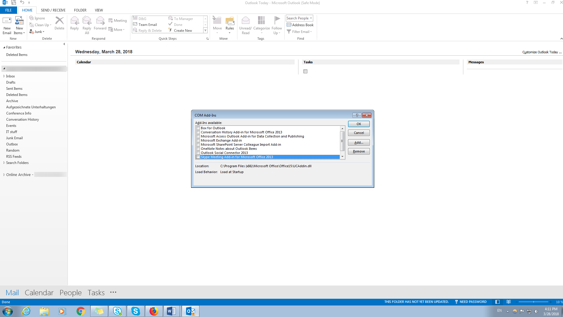 outlook splash screen hangs outlook splash screen hangs