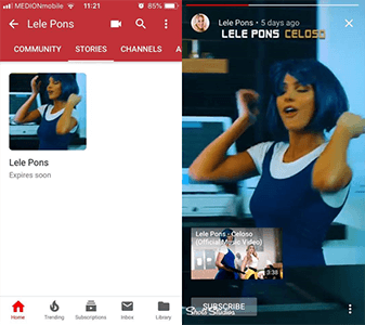YouTube mobile app: the video view of a story