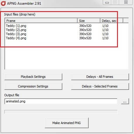 APNG Assembler graphical user interface