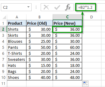 Percentages in Excel: How to use the percentage formula in Excel - IONOS CA
