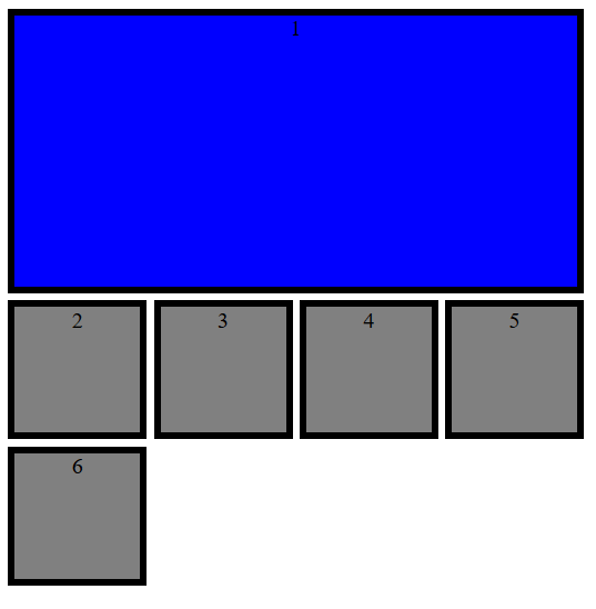 CSS Grid with different item sizes