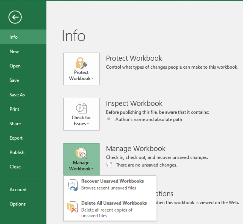 How to recover an excel file step by step instructions ionos ca