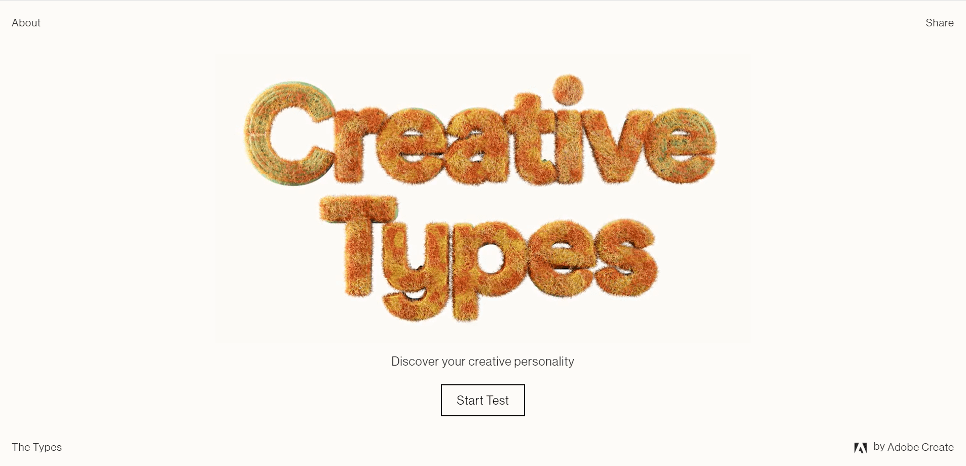 Adobe’s microsite Creative Types