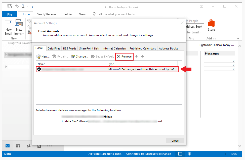 Outlook desktop app: Account settings