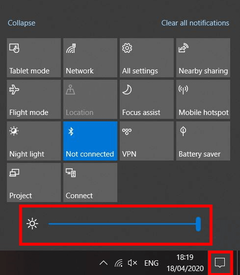 windows 7 auto brightness control