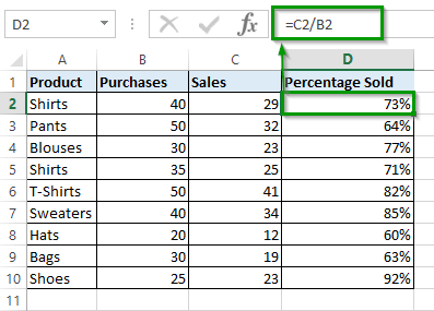 PERCENTAGE, HOW TO CALCULATE PERCENTAGE