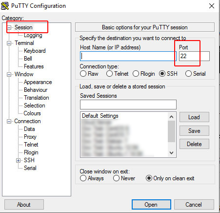 PuTTY for Windows