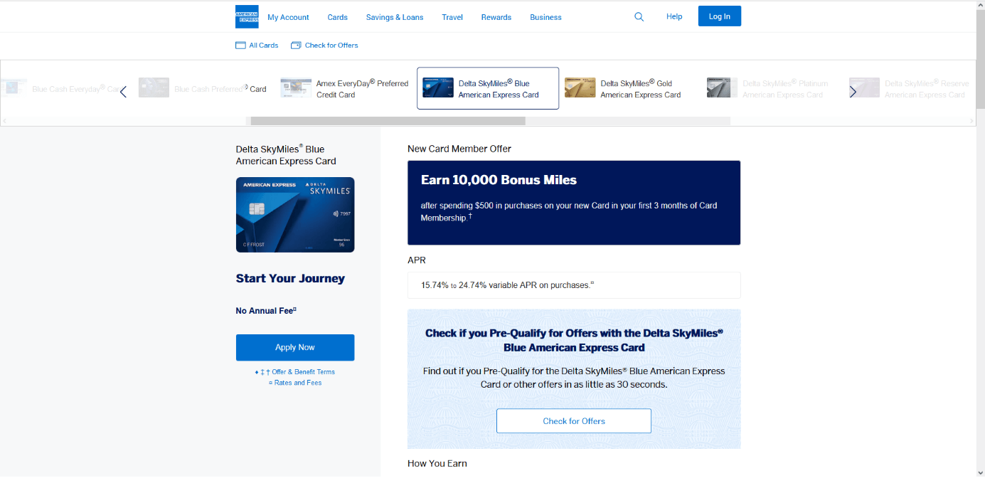Example of composite co-branding: American Express and Delta
