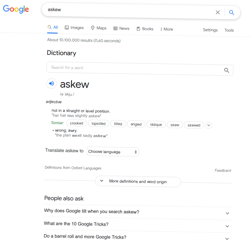 Google Easter Eggs