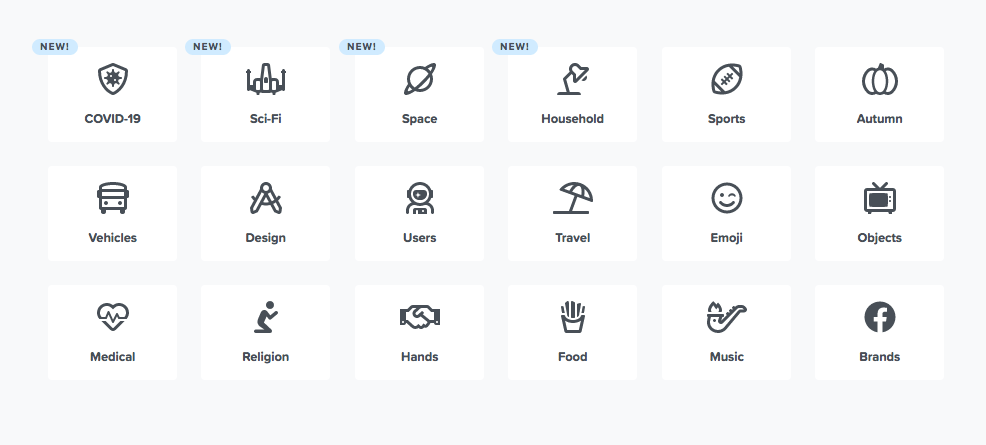 See All the Font Awesome Icon Categories