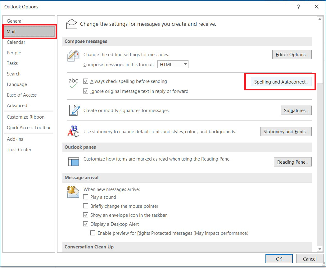 Outlook: how to turn on spell check in Outlook - IONOS CA