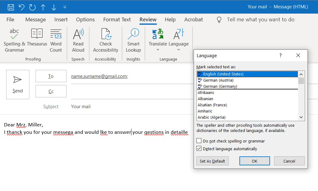 Spell Check Not Working In Outlook Heres How To Fix It IONOS CA