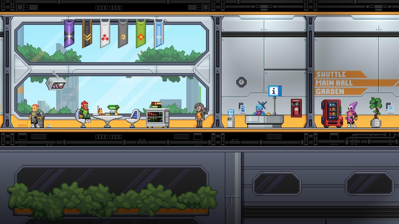 Game scene from Starbound