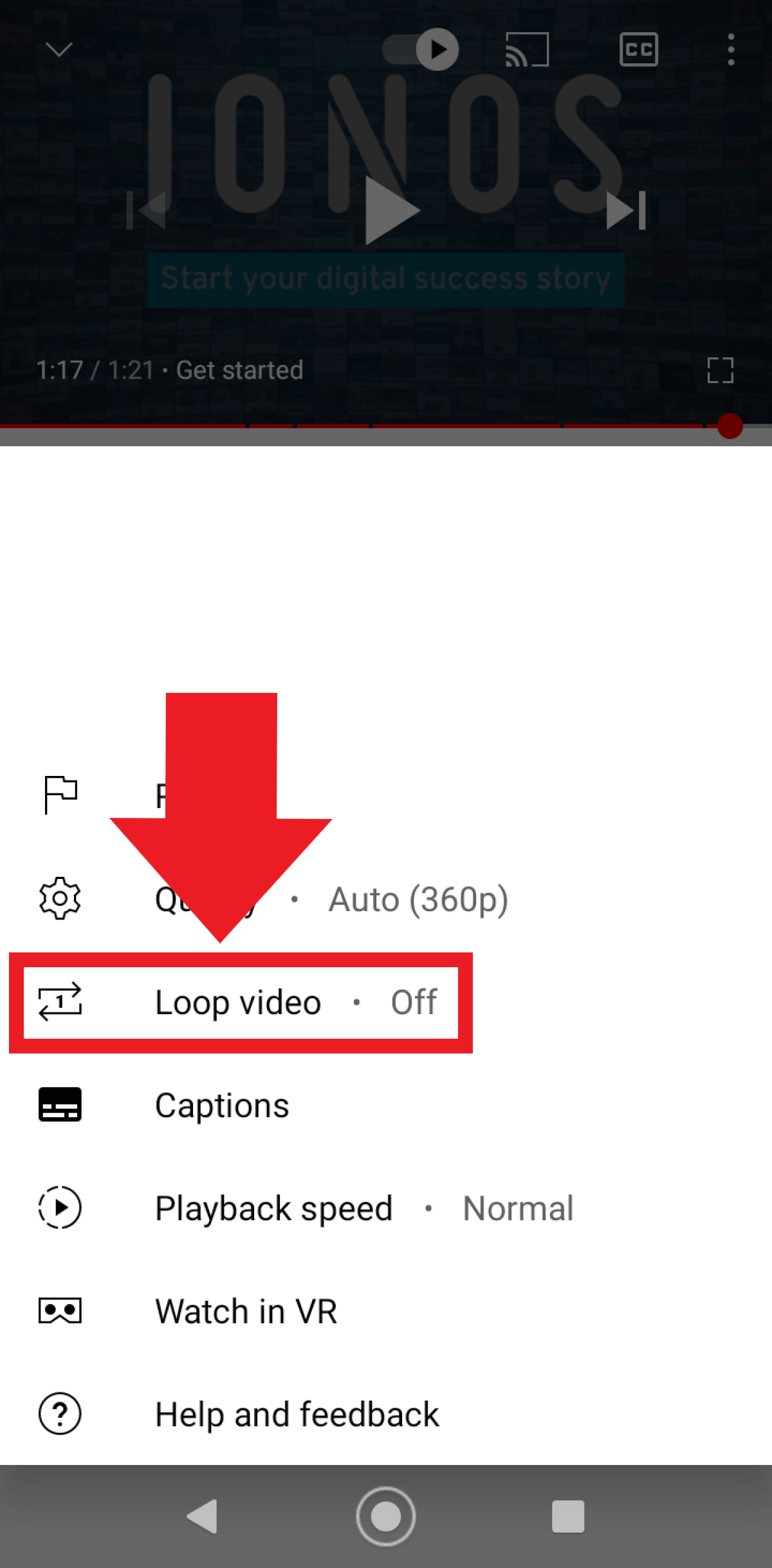 How to Automatically Repeat  Videos