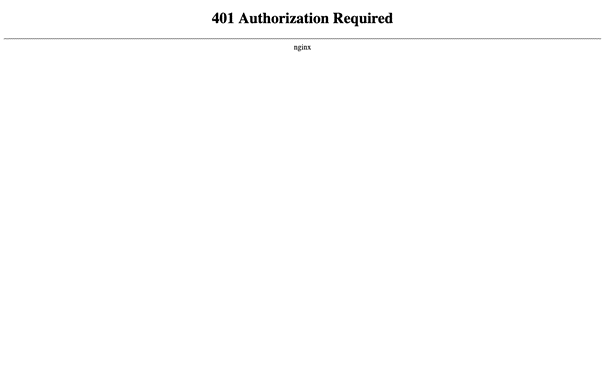 WP admin login page returns “401 Authorization Required” error