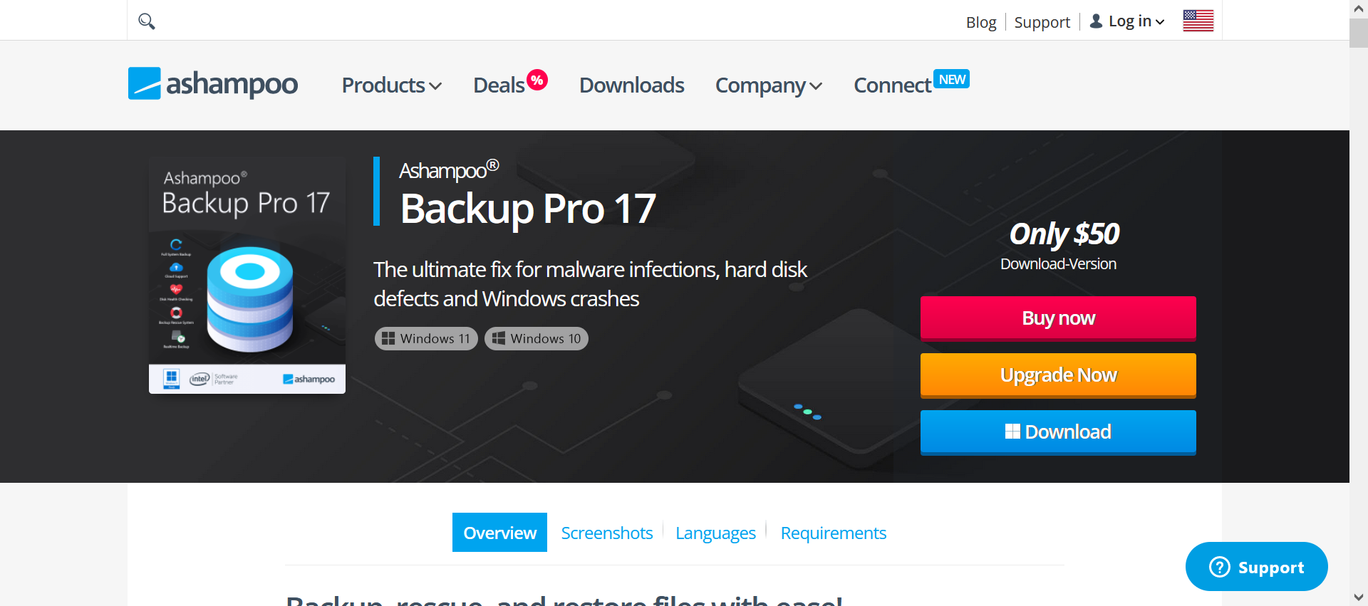 Ashampoo Backup Pro 17 compatible cloud provider