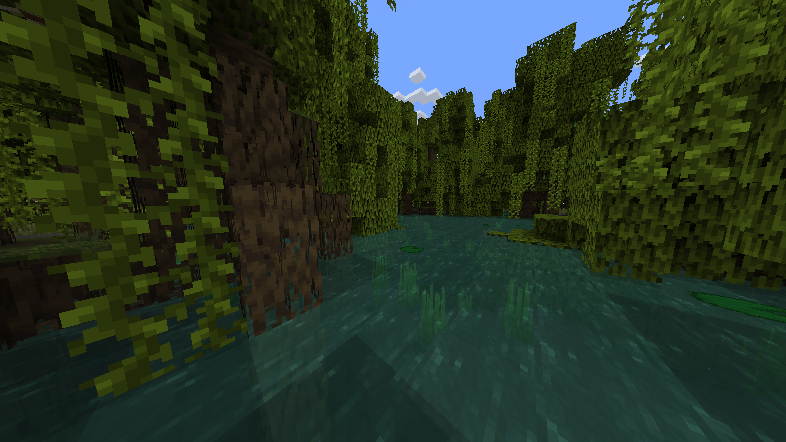 Mangrove swamp 4025804172371830787 screenshot from Minecraft