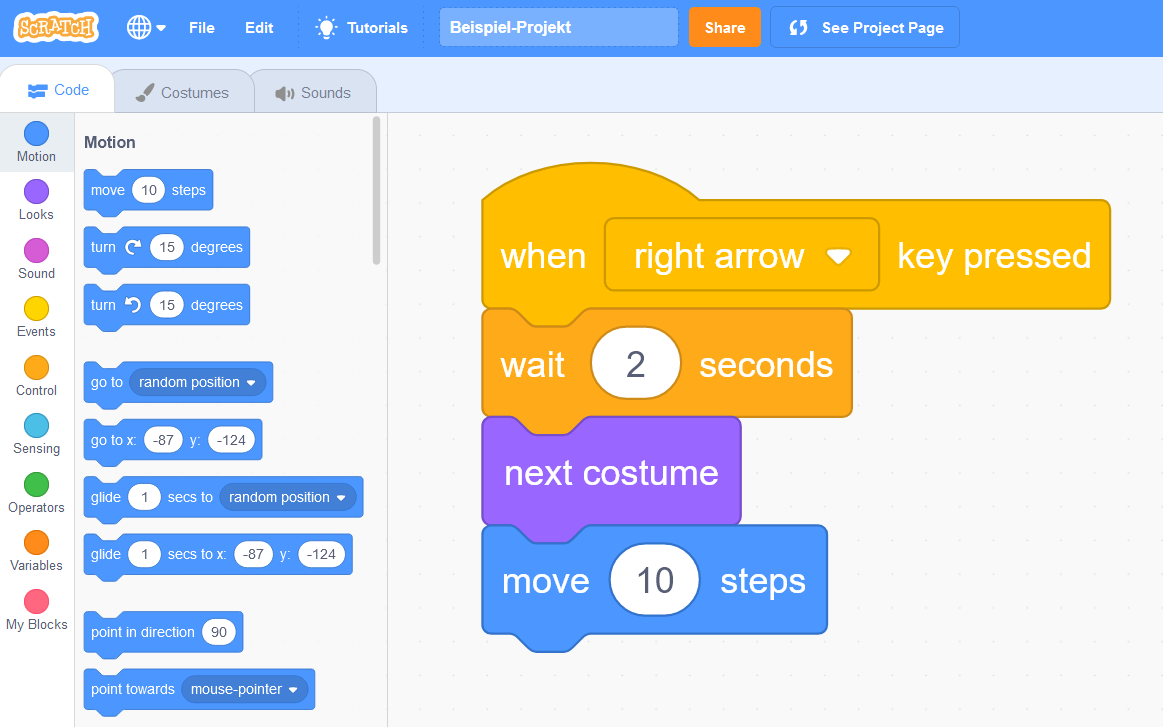 Scratch coding: A short Scratch programming tutorial - IONOS CA