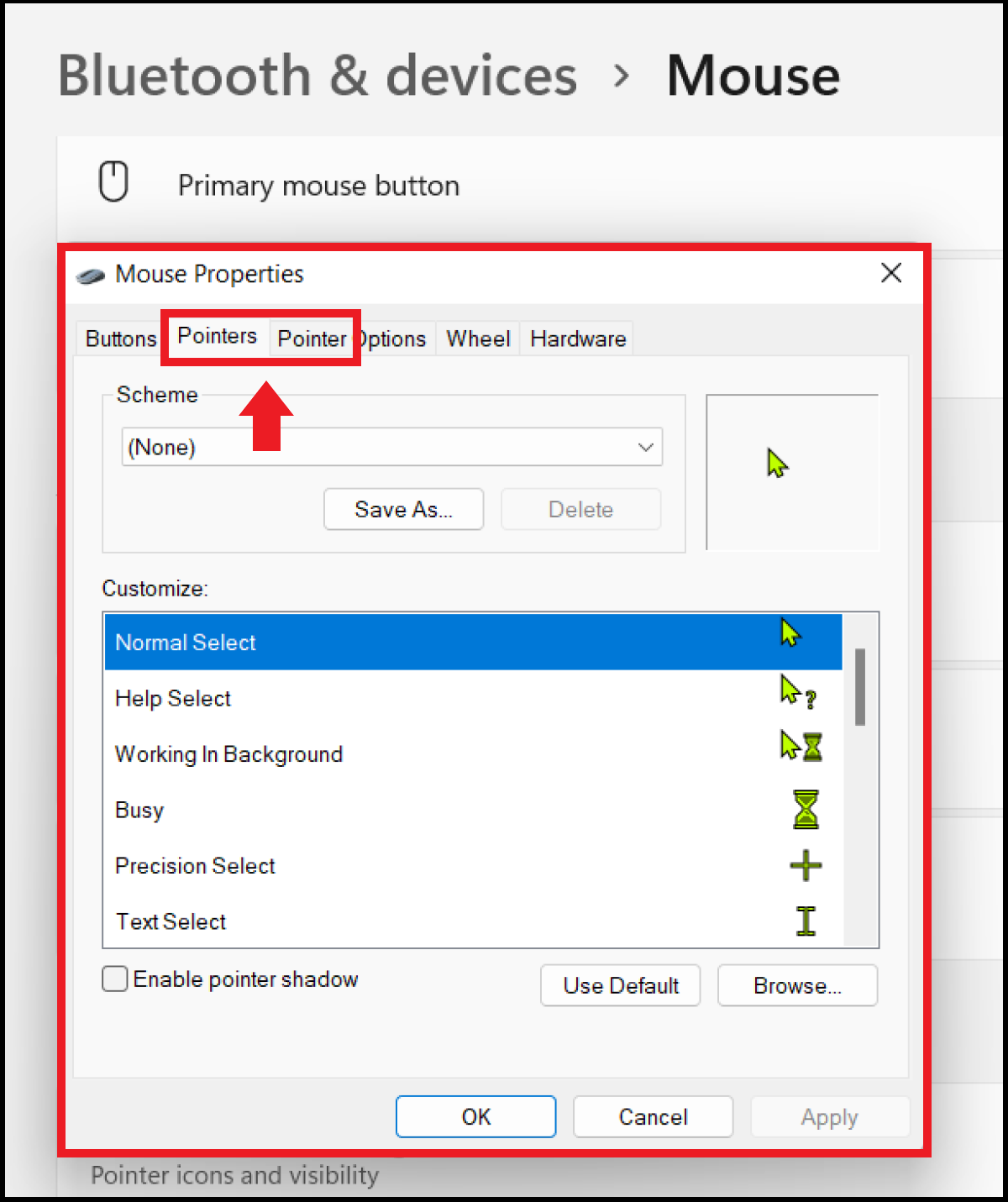 How to change your mouse cursor in Windows 11 - IONOS