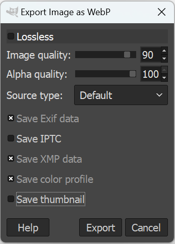 Screenshot of GIMP Image: Screenshot of GIMP