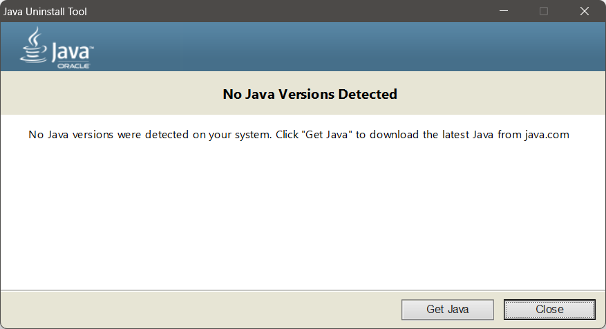Java Uninstall Tool: Download Java Image: Java Uninstall Tool: Download Java