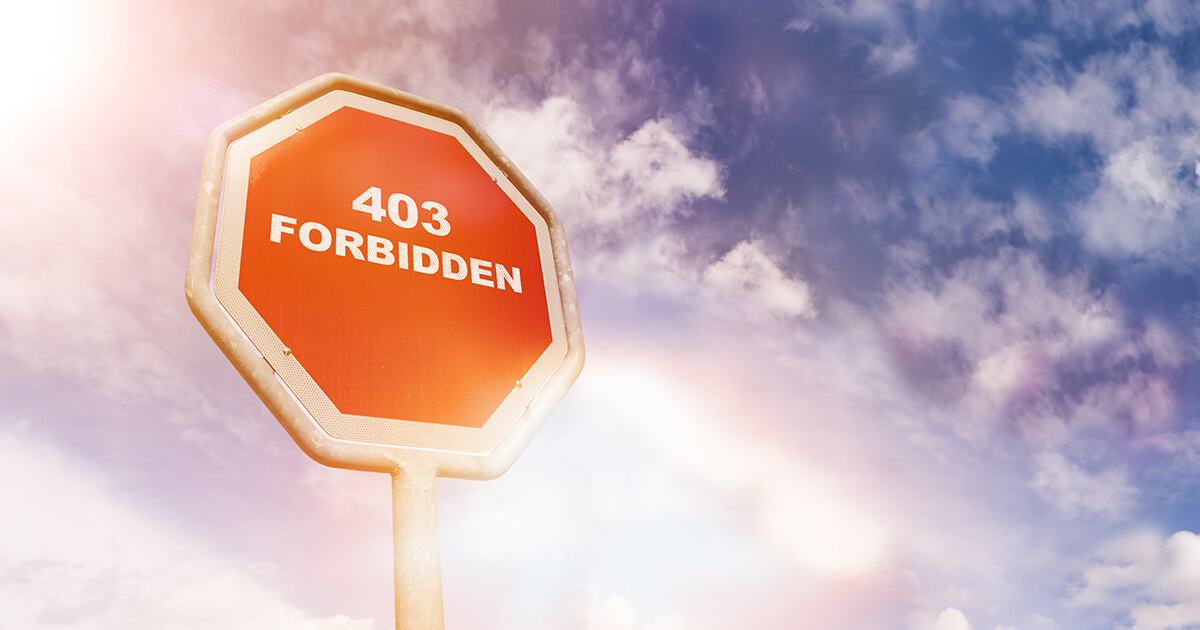 HTTP 403 Error Forbidden What Is Status Code 403 How Do I Fix It HTTP 403 Error Forbidden What Is Status Code 403 How Do I Fix It