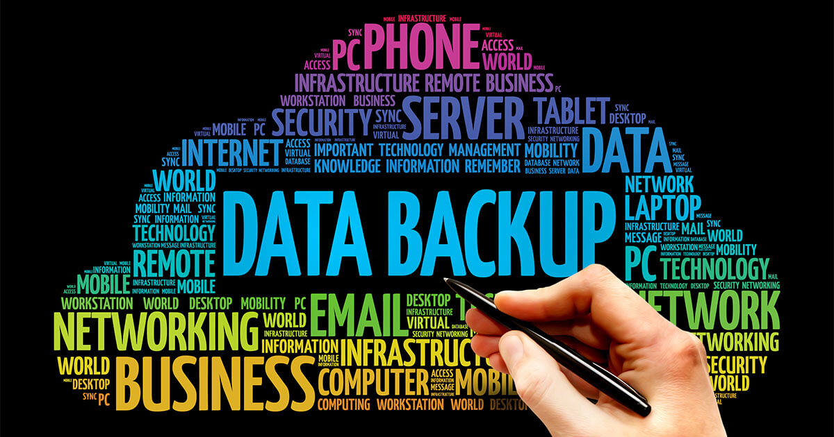 How does data backup work for databases?