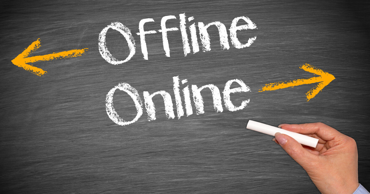 The right marketing mix: online vs. offline The right marketing mix: online vs. offline