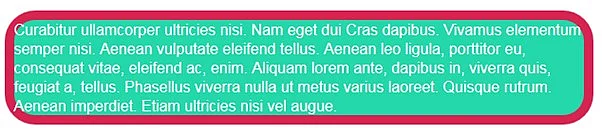 Text elements do not automatically adjust to rounded frame edges Image: Text elements do not automatically adjust to rounded frame edges