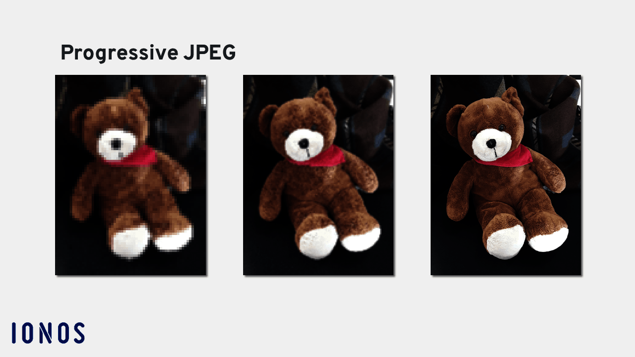 Progressive Compression Image Progressive JPEGs | An introduction to image compression - IONOS CA