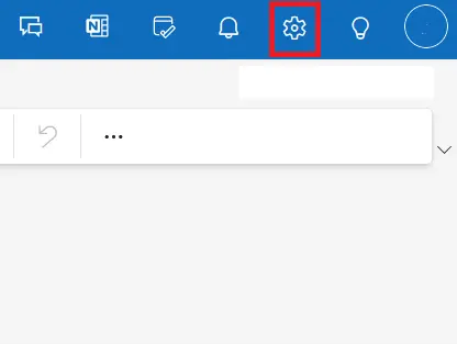 Outlook web calendar settings menu Image: Outlook web calendar settings menu