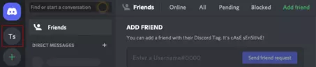 Image: Logging in to a Discord account