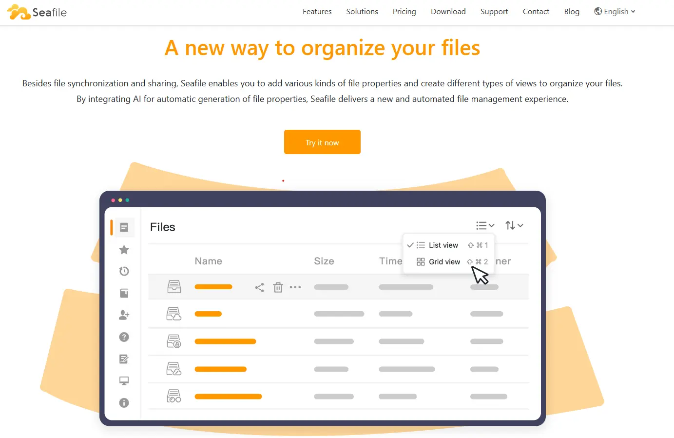 Seafile website Image: Seafile website