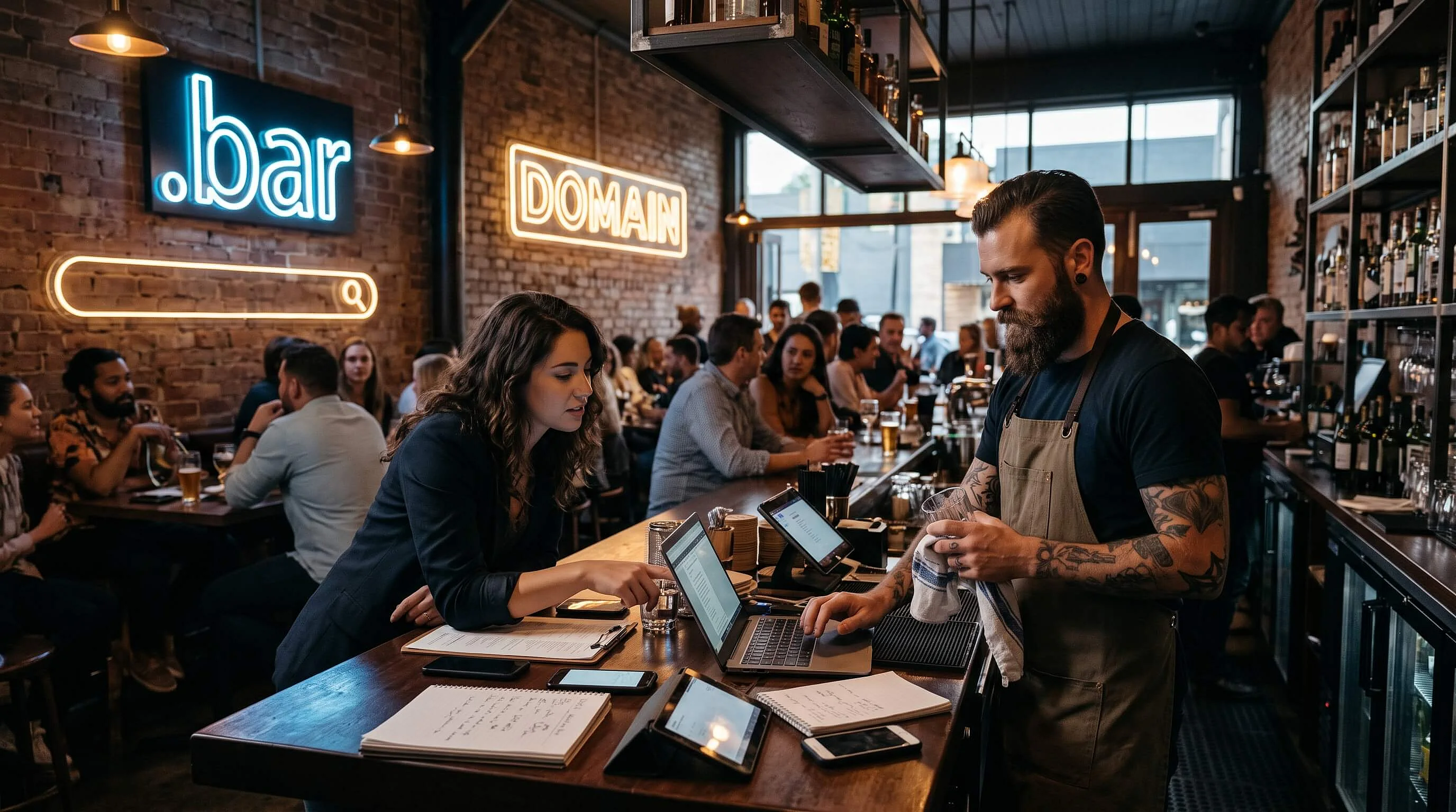Image: How to find the perfect bar domain