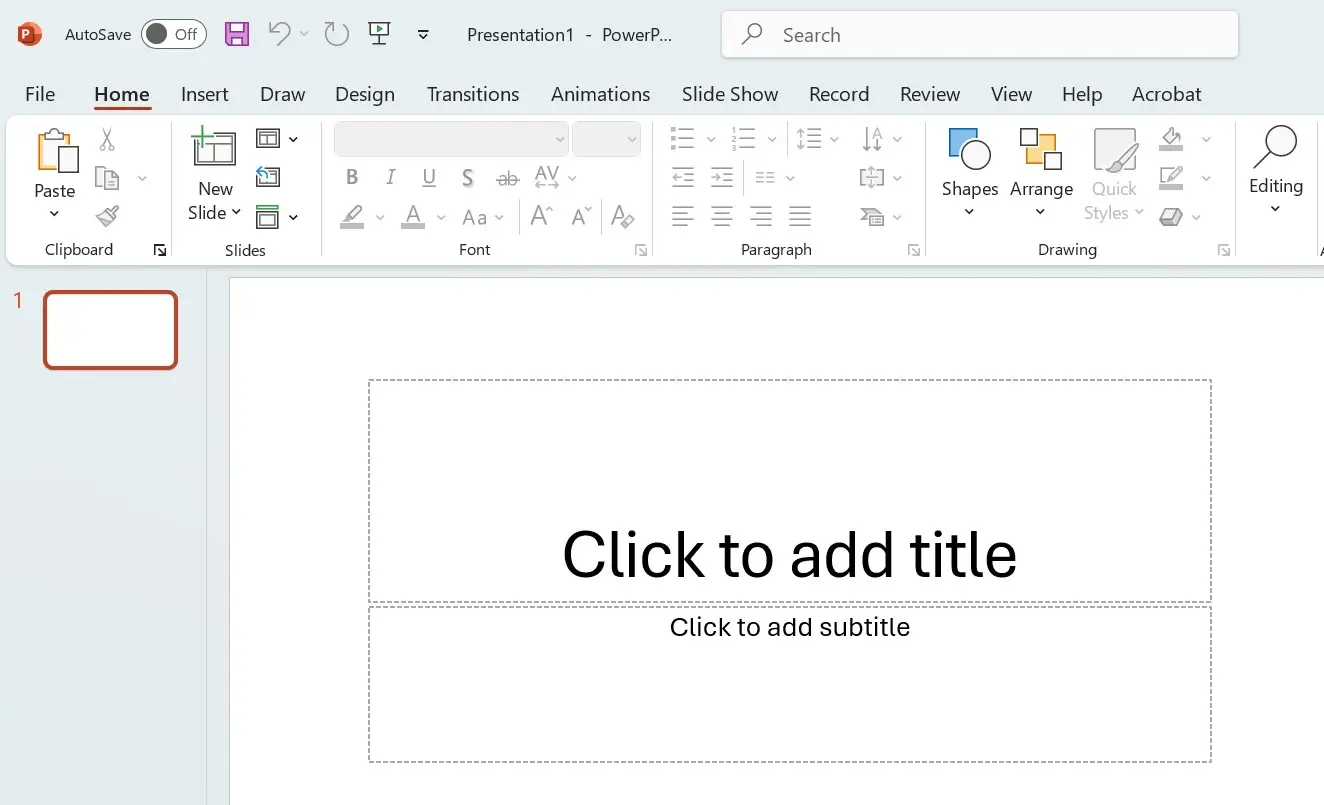 Screenshot of PowerPoint Image: Screenshot of PowerPoint