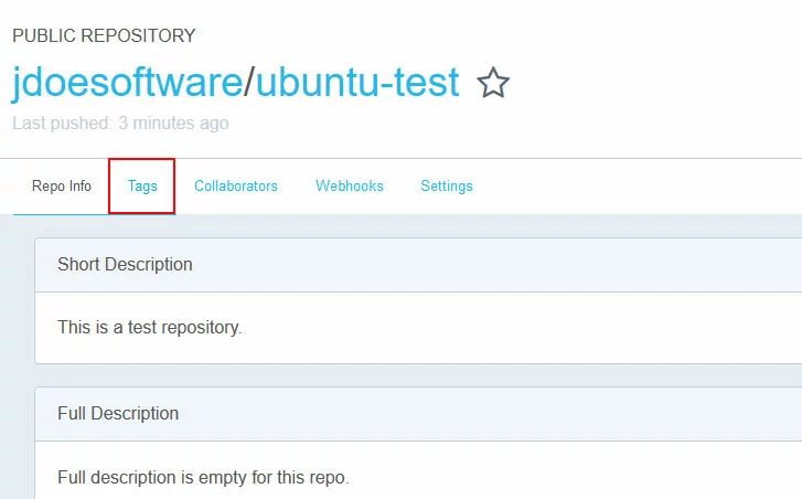 Repository-Tags
