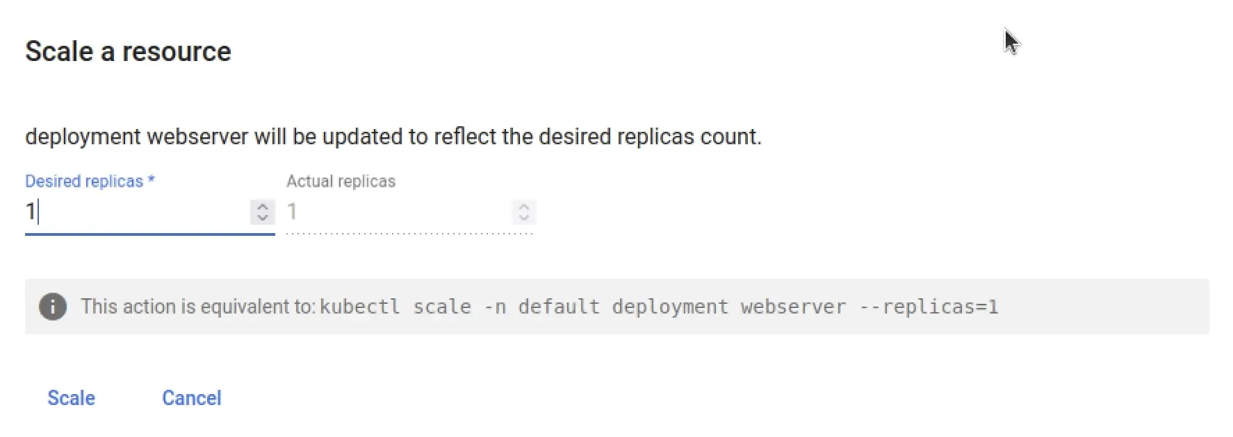 Image: Scaling a Deployment in Kubernetes