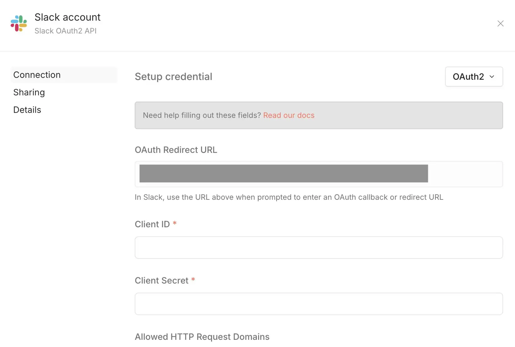 n8n: Store credentials for Slack Image: n8n: Store credentials for Slack