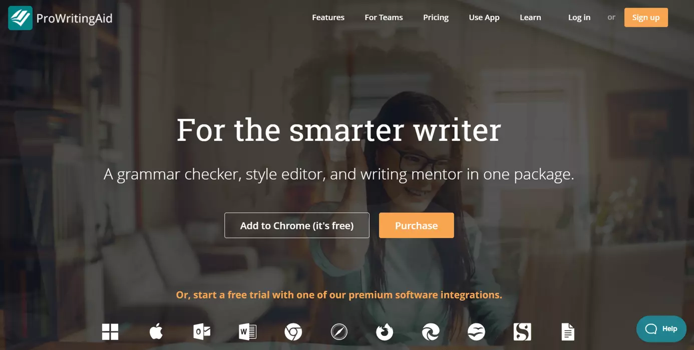 Image: Website of ProWritingAid.com