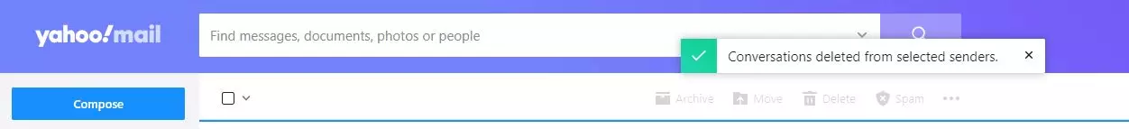 Image: Outlook message on blocked email