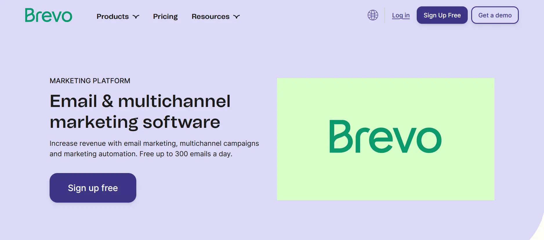 Brevo Marketing Platform website Image: Brevo Marketing Platform website