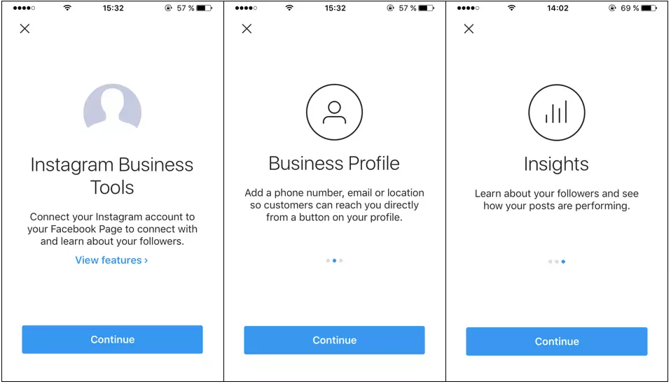 Image: Instagram Business Tools, Business Profile and Insights page