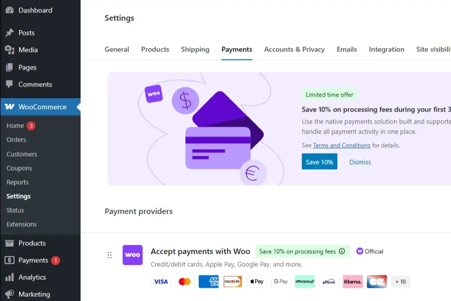 WooCommerce – General Settings Image: WooCommerce – General Settings