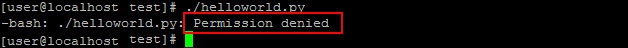 Image: permission denied