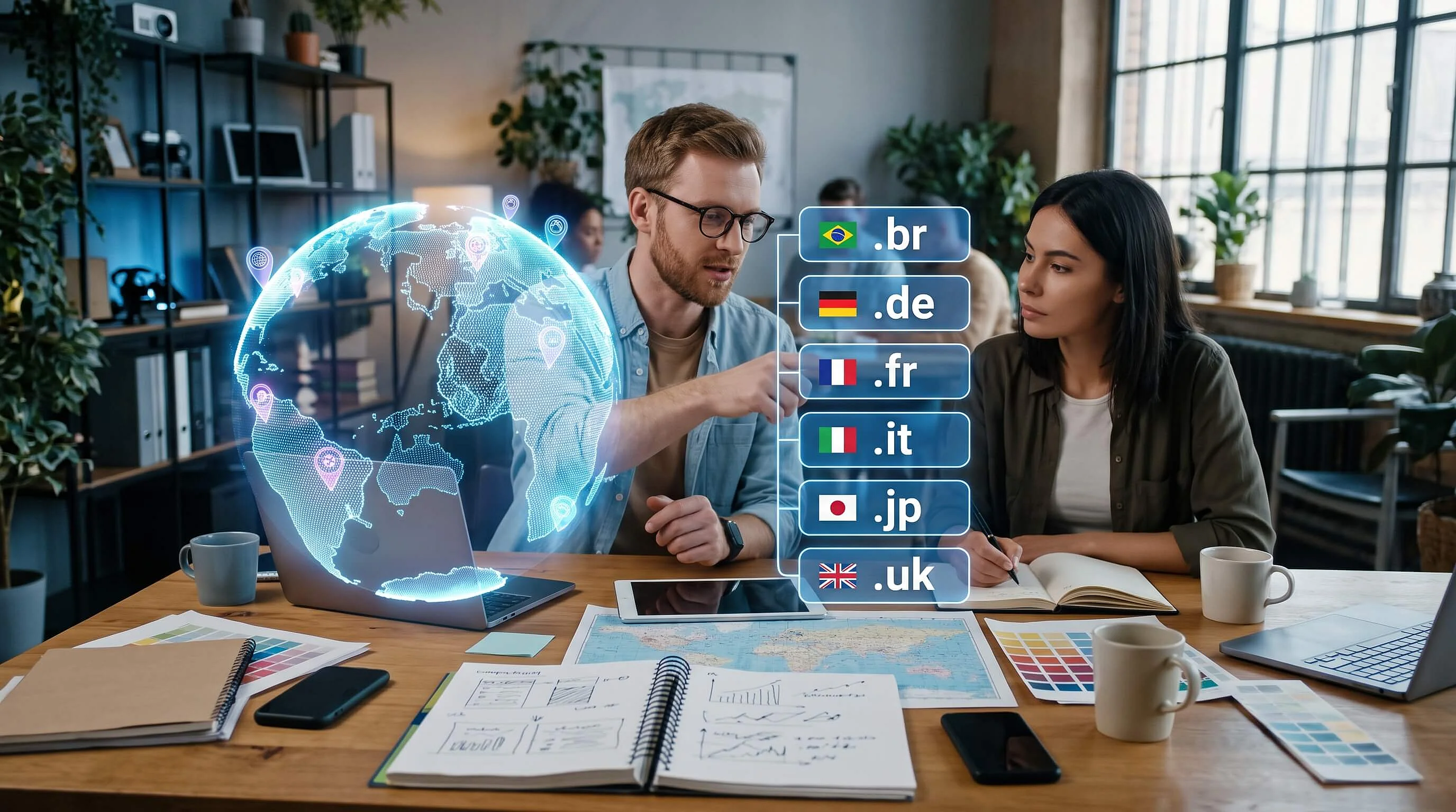 Image: Country domains: a comprehensive ccTLD list