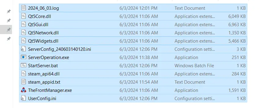 Image: The Front Manager files