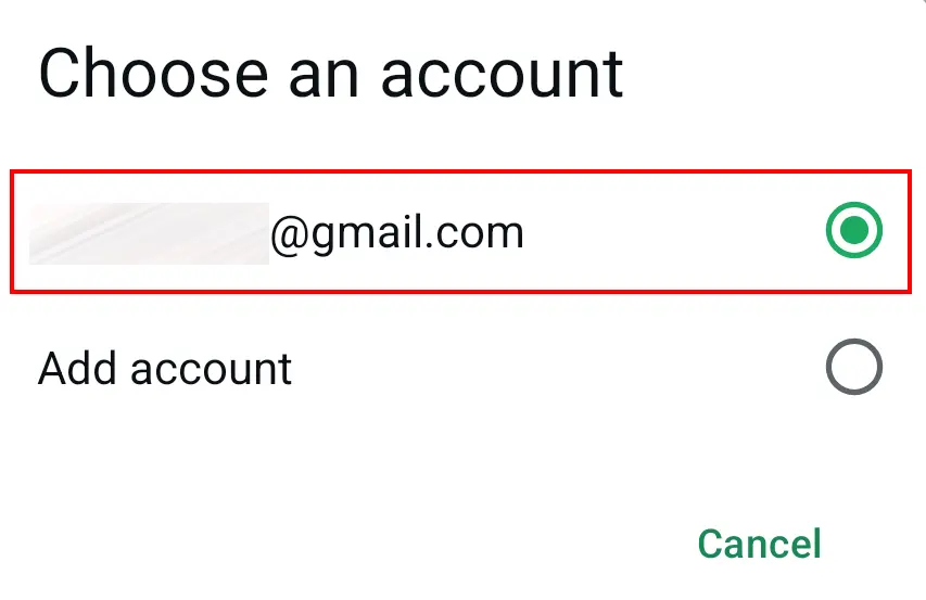 WhatsApp chat backup menu with “Google account” settings Image: WhatsApp chat backup menu with “Google account” settings